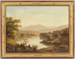 American School, 19th Century  Vista in the White Mountains