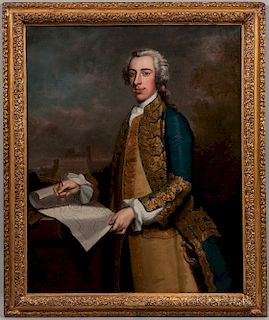 John Wollaston (New York/South Carolina/England, 1710-1775)  Portrait of the Honorable Edward Byng, Esquire, 1742