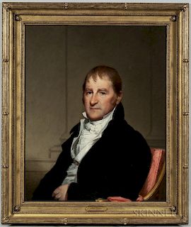 Gilbert Stuart (Massachusetts/Rhode Island, 1755-1828)  Portrait of Mr. Moses Brown of Beverly, Massachusetts
