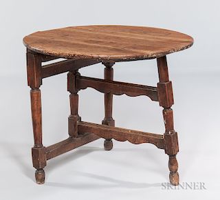 Early Pine and Maple Folding Table