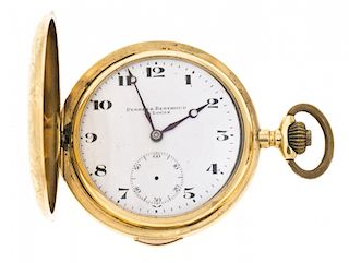Perret & Berthoud, Pocket watch, late 19th Century Perret & Berthoud, Reloj de bolsillo finales del siglo XIX