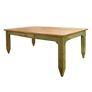 A Pine Work Table 86" W x 47" D x 31" H