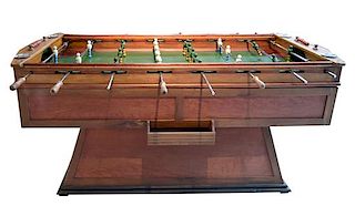 A Coin Operated Foosball Table 82.5" W x 49" D x 36" H
