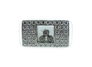 Chopard 18 Karat White Gold & Diamond Ring