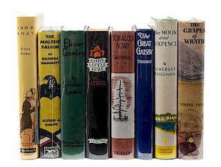 [AMERICAN LITERATURE]. A group of facsimile and later printings, together 9 volumes.