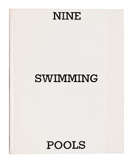 [ARTIST'S BOOK]. RUSCHA, Edward (b.1937). Nine Swimming Pools and a Broken Glass, 1968. Burbank, 1976.