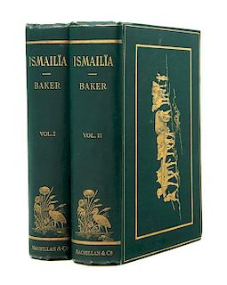 BAKER, Samuel W., Sir (1821-1893). Ismailïa. London: Macmillan and Co., 1874.
