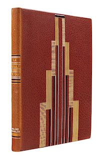 * [BINDINGS]. [LÉOTARD, GENEVIÈVE - BINDER]. A group of 3 works in fine Art Deco bindings by Léotard.