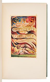 BLAKE, William (1757-1827). Songs of innocence and of experience. London: Trianon Press, 1955.