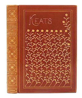 * [FORE-EDGE PAINTING]. KEATS, John (1795-1821). Poems. London: Vale Press, 1898.
