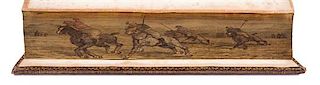 * [FORE-EDGE PAINTING]. POLLOK, Robert. The Course of Time. Edinburgh and London, 1857.