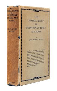 * KEYNES, John Maynard, 1st Baron (1883-1946). The General Theory of Employment, Interest and Money. London: Macmillan and Co.,