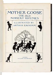 RACKHAM, Arthur (1867-1939), illustrator. Mother Goose. The Old Nursery Rhymes. London: William Heinemann, n.d.