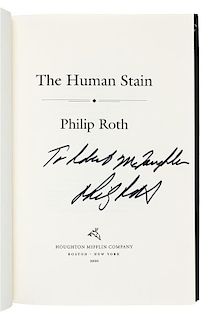 ROTH, Philip (1933-2018). A group of 5 works, published by Houghton Mifflin Company in Boston and New York.