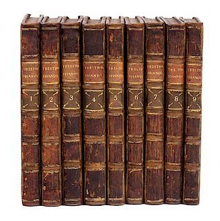 * STERNE, Laurence (1713-1768). The Life and Opinions of Tristram Shandy. [York] and London, 1760-1767.