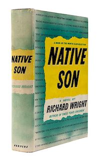 WRIGHT, Richard (1908-1960). Native Son. New York: Harper and Brothers, 1940.
