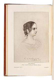 BRONTE, Charlotte (1816-1855), Emily (1818-1848) and Anne (1820-1849). Works. Edinburgh: Johnn Grant, 1911.