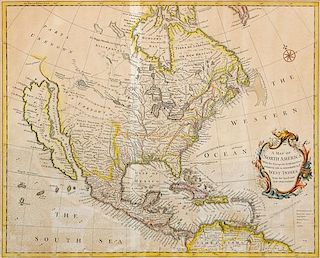 * SEALE, Richard William. A Map of North America With the European Settlements & whatever else is remarkable in ye West Indies f