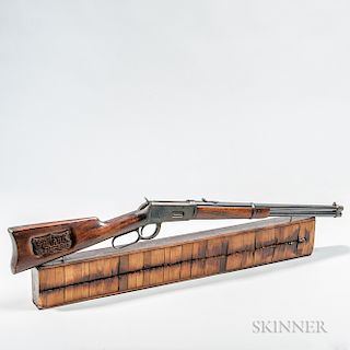 Presentation Winchester Model 1894 Saddle Ring Carbine and Target Board
