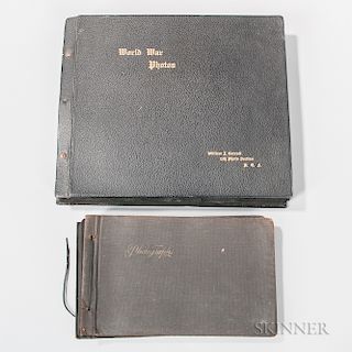 Two WWI Aerial Photography Section Picture Albums