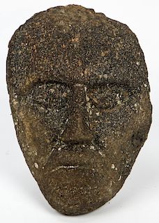 Old Carved Stone Head