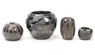 4 Native American Ceramic Vessels