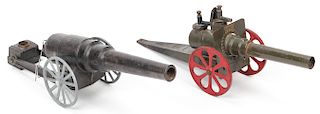 2 Vintage Toy Cannons