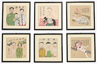 6 Edgy & Satirical Modern Chinese Paintings on Silk