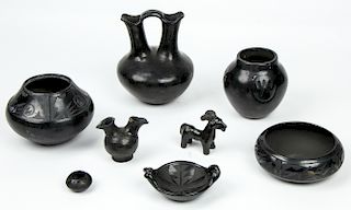 Collection of San Ildefonso Blackware