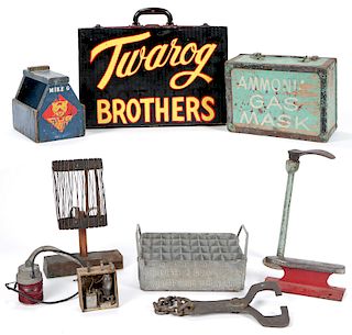 Collector's Lot of Railroad/Industrial/Folk Items