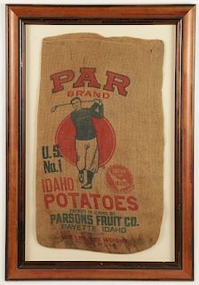 Idaho Potatoes Golf Theme Advertisement, 1930's