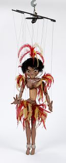 Josephine Baker Dancing Marionette Figure, APA Studios