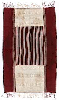 19th C.Ceremonial Textile/Ulos Ragidup, Sumatra