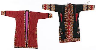 Two Antique Turkmen Robes/Chapan