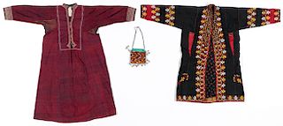 Three Antique Turkmen Textiles
