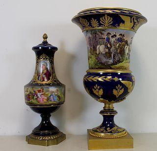 A Large Sevres Urn in the Napoleonic Taste
