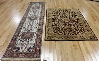 2 Vintage and Finely Hand Woven Carpets.