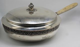 STERLING. Tiffany & Co. Sterling Chafing Dish.