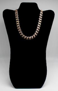JEWELRY. Austrian 14kt Rose Gold Necklace.