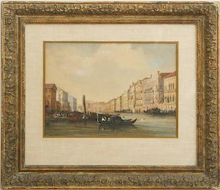 DAVID ROBERTS (1796-1864): VENICE CANAL