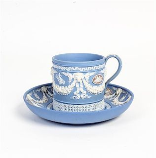 A Wedgwood Cup and Saucer Diameter of saucer 5 1/4 inches.