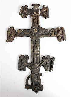 A Cast Iron Cross Length 13 inches.