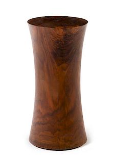 * A Turned Walnut Stand Height 28 1/4 inches.