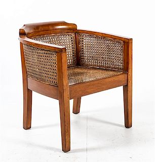 * A British Colonial Style Arm Chair Height 26 inches.