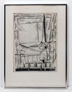 Lyonel Feininger, (American, 1871-1956), Gelmeroda, 1920