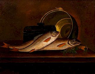 Artist Unknown, (19th century), Fish in the bucket