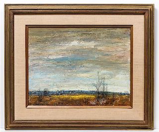 Mel Kishner, (American, 1915-1991), Landscape, 1974