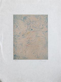 * Mark Tobey, (American, 1890-1976), Of Time and Age, 1975
