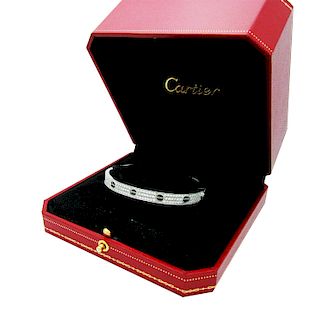 Cartier CERAMIC DIAMOND PAVED  LOVE BRACELET  