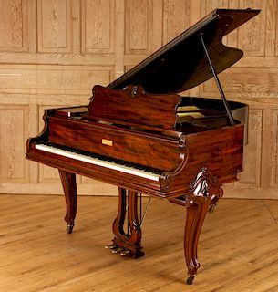 WM. KNABE & CO WALNUT BABY GRAND PIANO C.1920